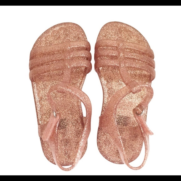 BABYGAP TG Jelly Sandals/Shoes Rose Gold Girl Size 9 - Picture 7 of 9